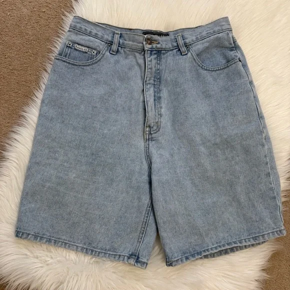 Route 66 90’s Light Denim Women’s Mom Shorts Jorts 13/14 - Picture 5 of 8
